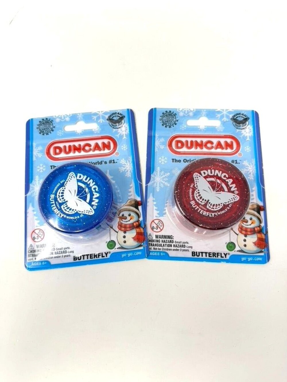 Duncan Butterfly Yo-Yo Holiday Blue Or Red Authentic Exclusive Target Nostalgic